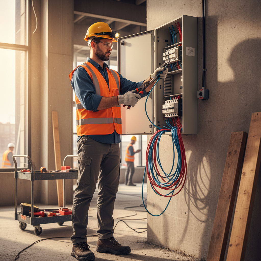 Quality Electric electrician at work