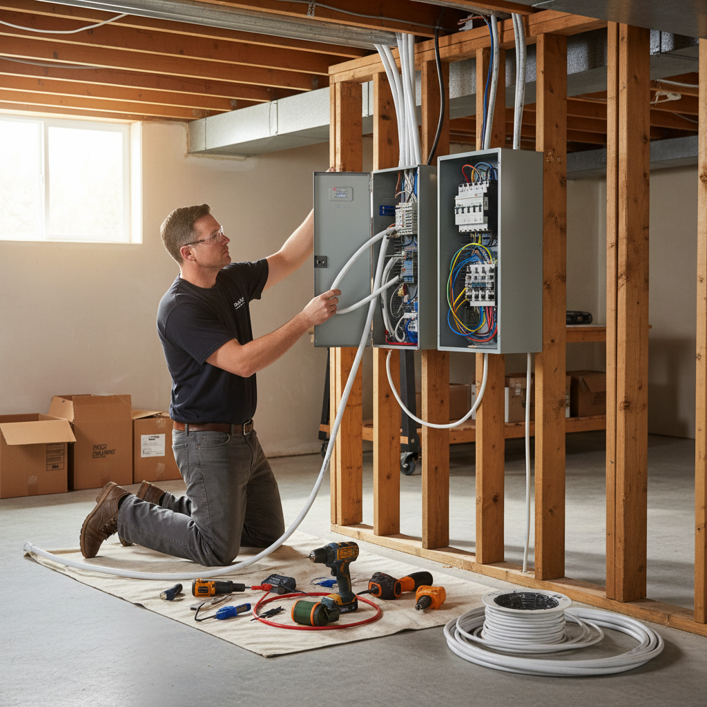 Residential electrical service upgrade